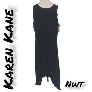 NWT Karen Kane Black Maxi Dress